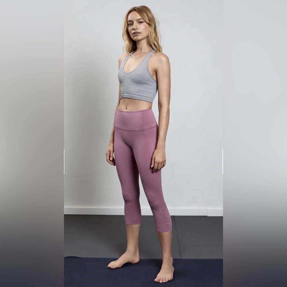 Free People  XS Out Of Your League Legging Tibetan Rose Pink High Rise